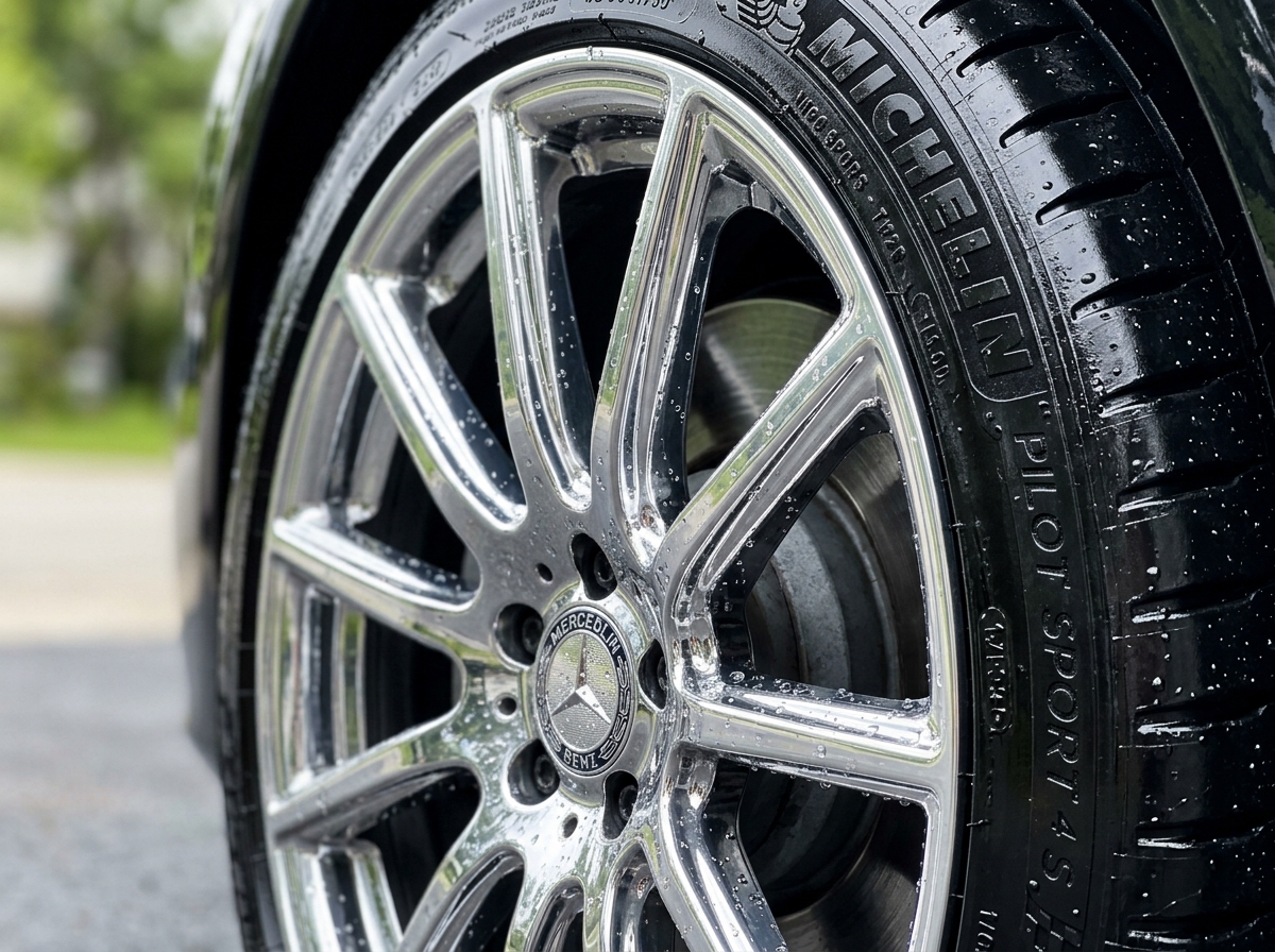 Chrome Alloy Wheel Detailing